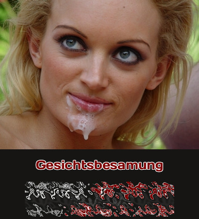 Gesichtsbesamung Cumshot mitten ins Gesicht ist Zeichen von Dominanz