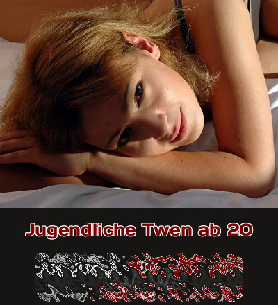 Jugendliche Twen ab 20 Jugendliche Twen, schüchtern und neugierig zugleich